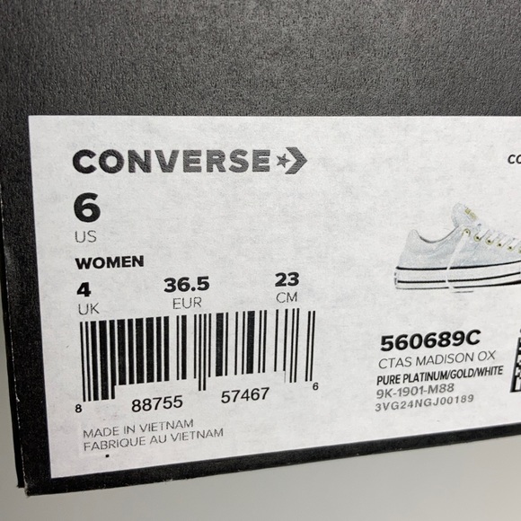 Converse Madison Mini Dots Women's Low Top - Picture 14 of 14